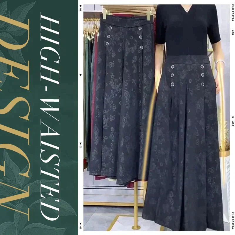 Pantalones casuales de cintura alta