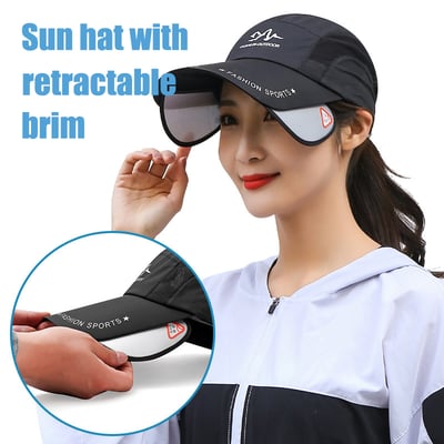 ¡VENTA CALIENTE! Sombrero retráctil para exteriores / pesca / equitación / escalada protector solar