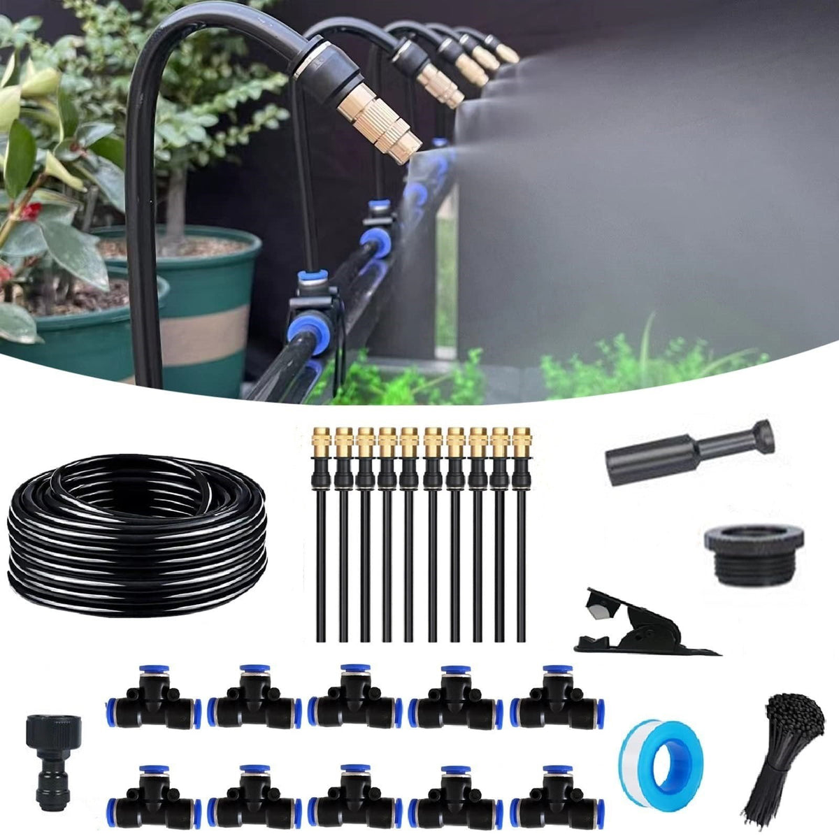 ⏰ ¡Oferta Limitada 50% OFF! 🌱 Sistema de Riego Automático 360° – Riega tu Jardín de Forma Uniforme, Fácil y Sin Esfuerzo 💧🏡✨