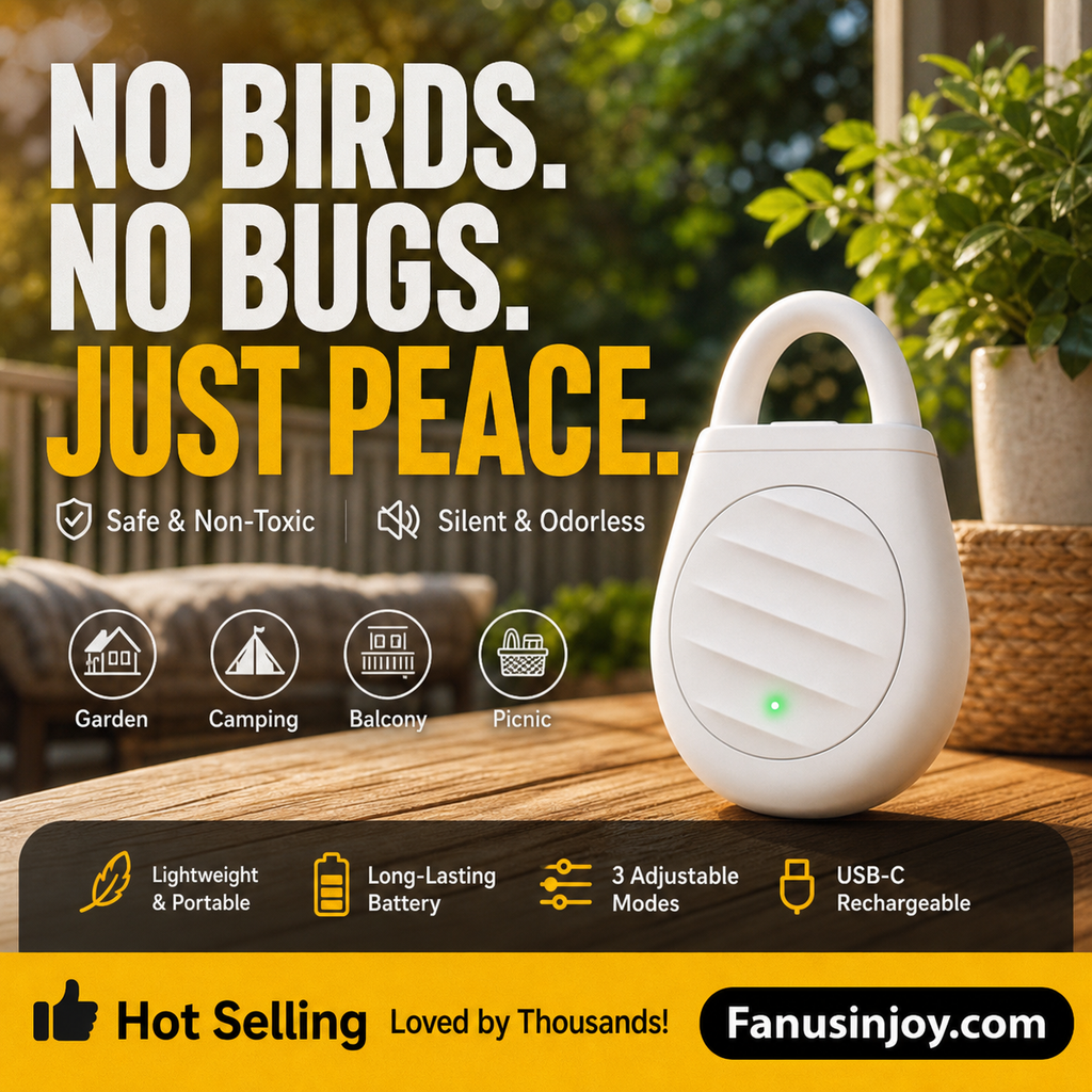 ⏰🔥 ¡OFERTA 50% OFF! 🦟🔊 Repelente Ultrasónico Portátil contra Plagas – Protección Sin Químicos, Seguro para Hogar, Camping y Exteriores 🌿✨