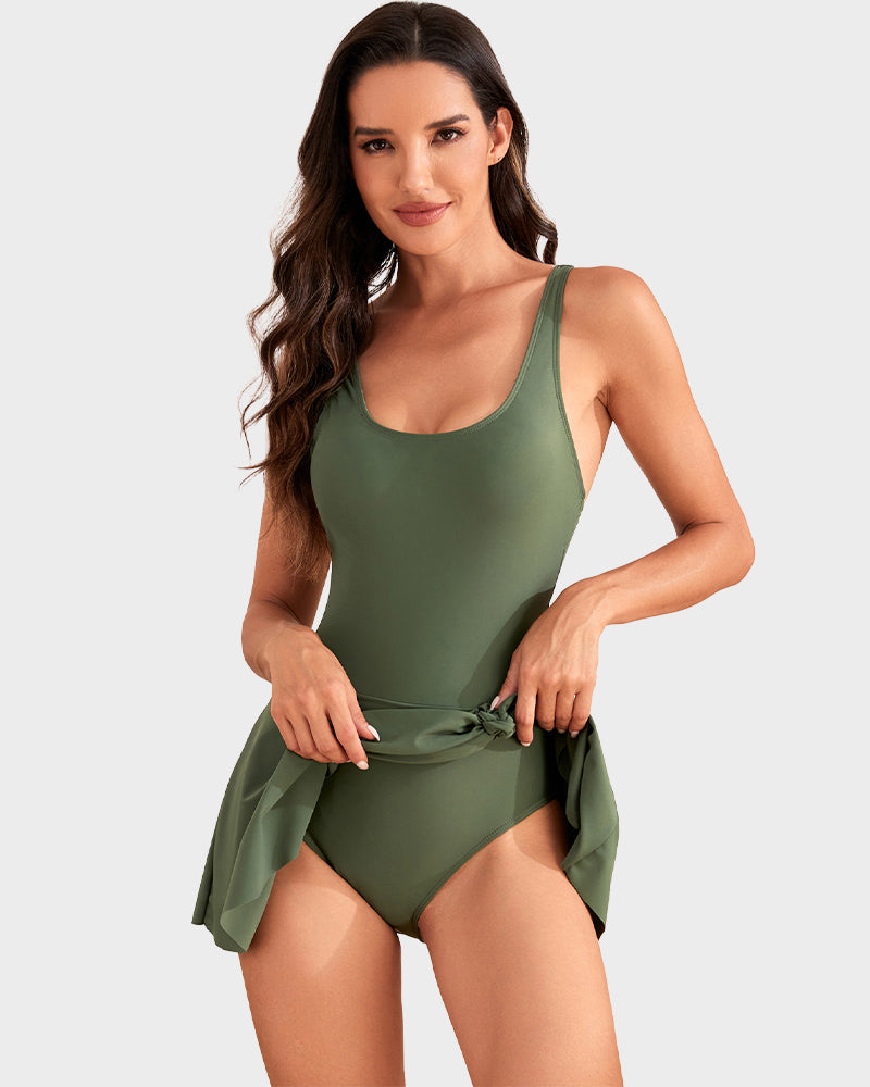 👙Última oportunidad: 50% DE DESCUENTO💃Bañador de una pieza para mujer con control de abdomen y cierre de nudo