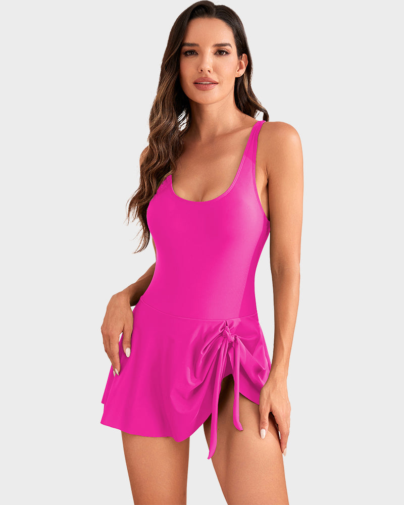 👙Última oportunidad: 50% DE DESCUENTO💃Bañador de una pieza para mujer con control de abdomen y cierre de nudo