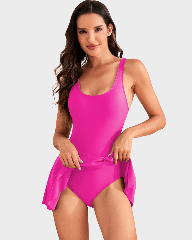 👙Última oportunidad: 50% DE DESCUENTO💃Bañador de una pieza para mujer con control de abdomen y cierre de nudo