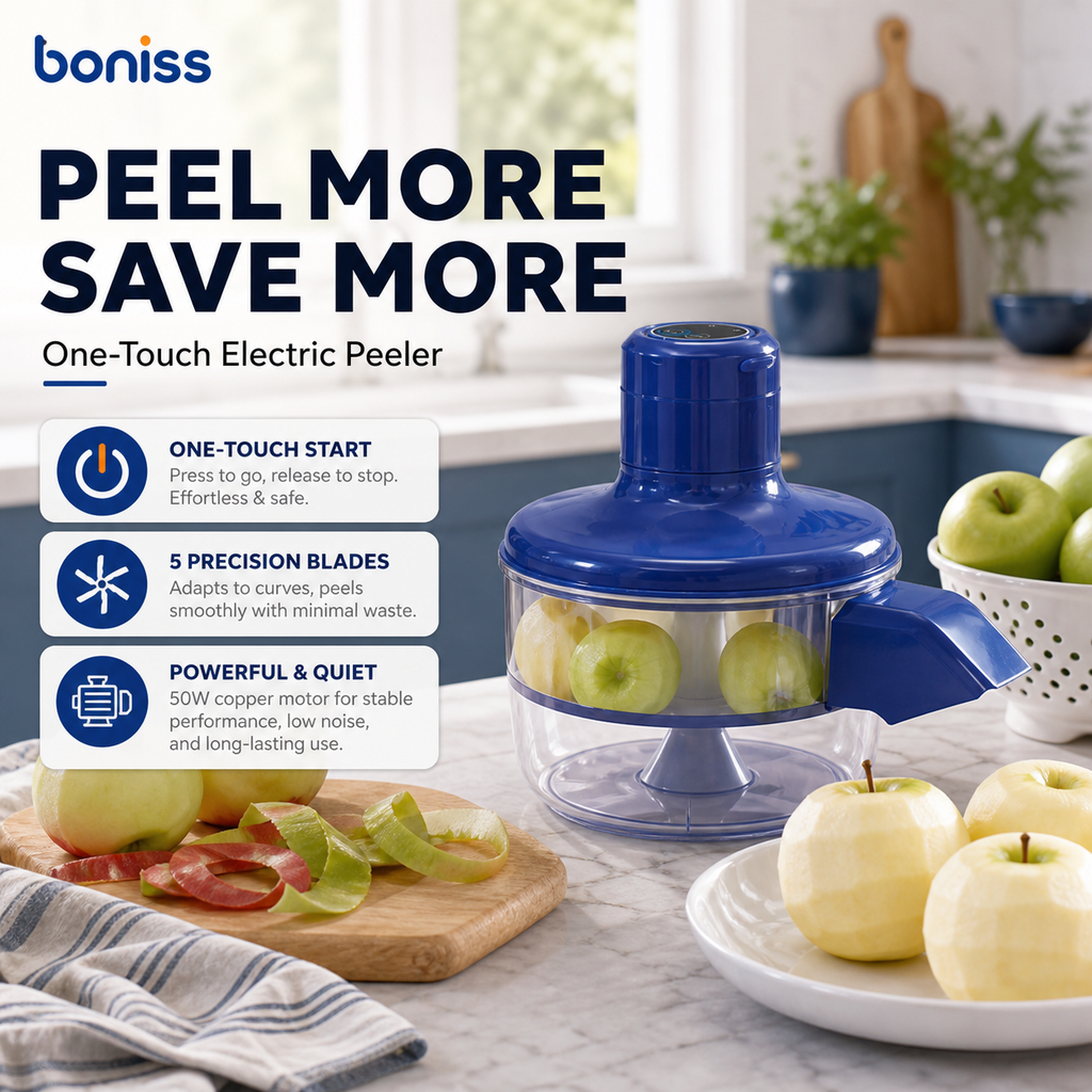 🥔 ¡50% DE DESCUENTO! 🔪 Pelador eléctrico automático – Inalámbrico y multifuncional – Pela frutas, verduras y ajo – Ideal para papas, manzanas y uvas – Seguro, rápido y sin esfuerzo 🍎✨
