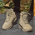 Botas de combate de trabajo antiperforación impermeables al aire libre para hombre Botas del ejército (Envío gratuito)