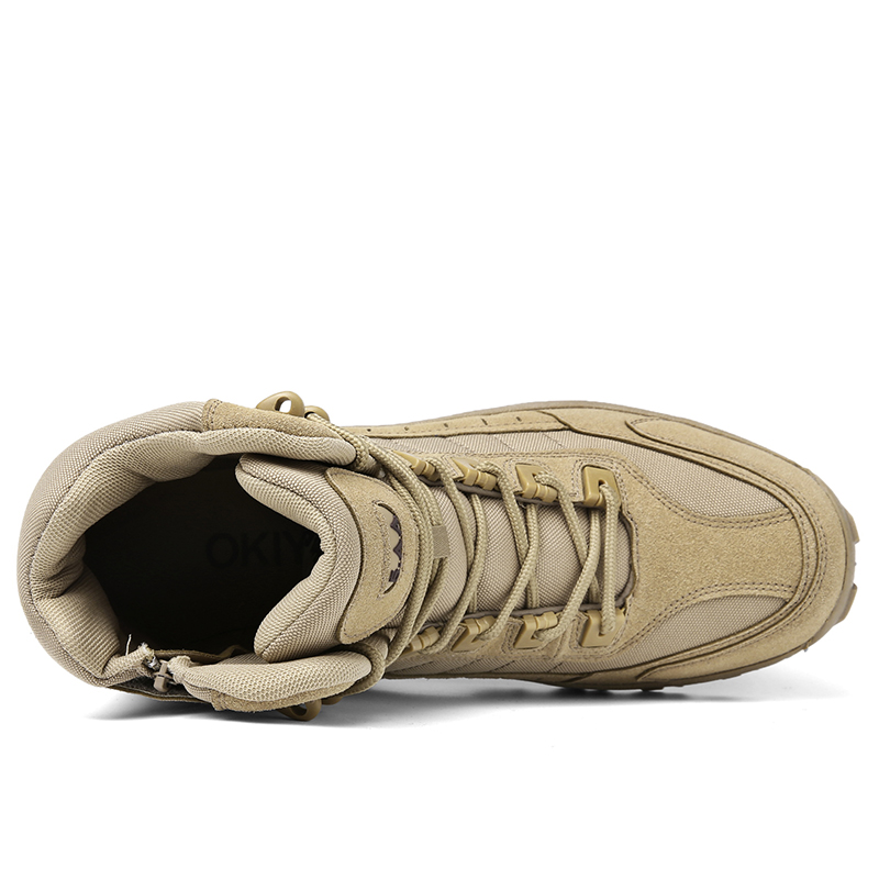 Botas de combate de trabajo antiperforación impermeables al aire libre para hombre Botas del ejército (Envío gratuito)