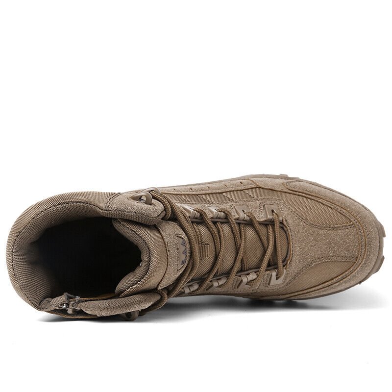 Botas de combate de trabajo antiperforación impermeables al aire libre para hombre Botas del ejército (Envío gratuito)