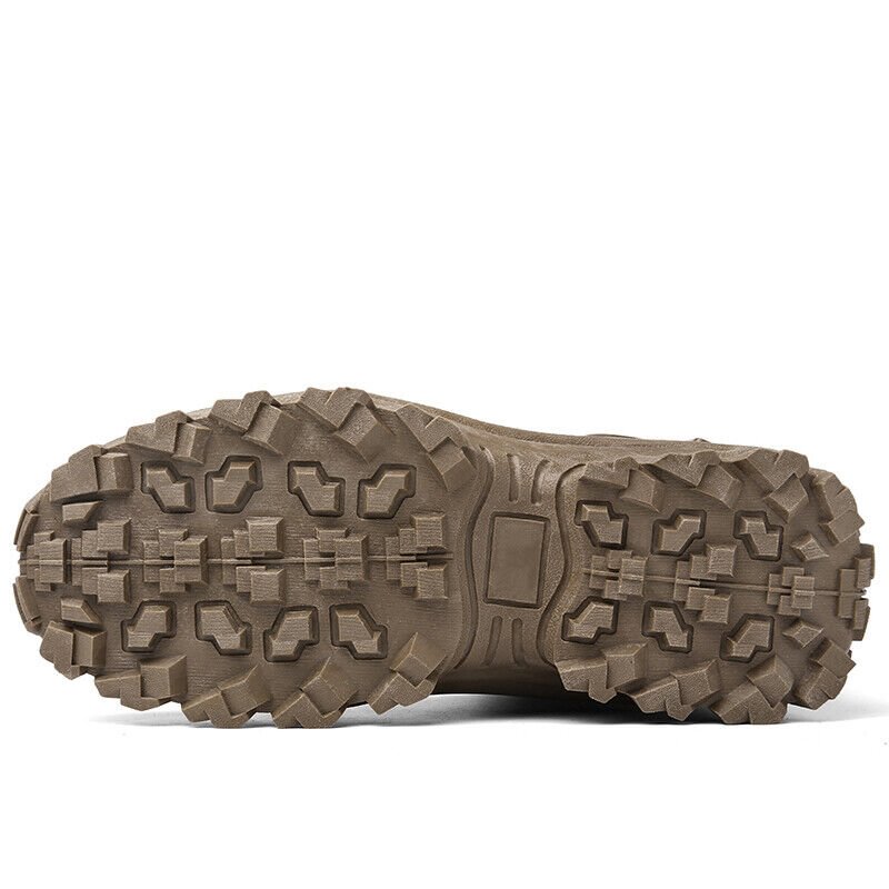 Botas de combate de trabajo antiperforación impermeables al aire libre para hombre Botas del ejército (Envío gratuito)