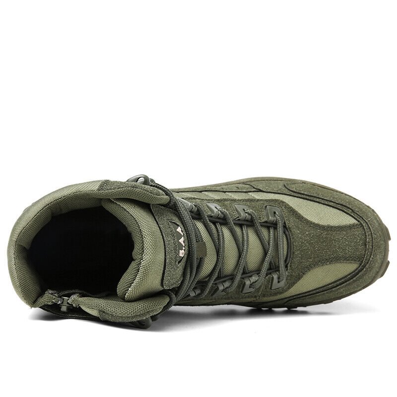 Botas de combate de trabajo antiperforación impermeables al aire libre para hombre Botas del ejército (Envío gratuito)