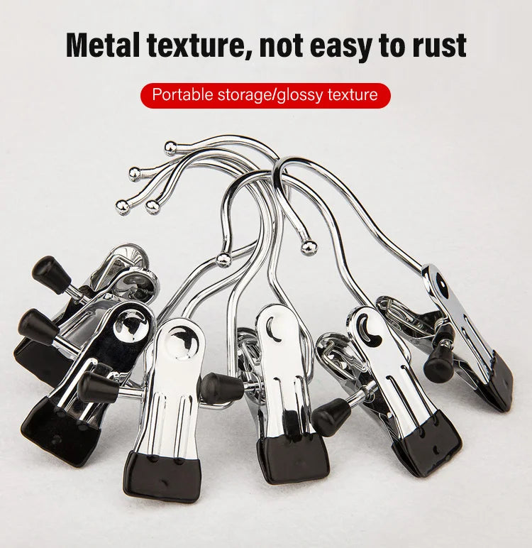 Ganchos/clips para colgar de acero inoxidable
