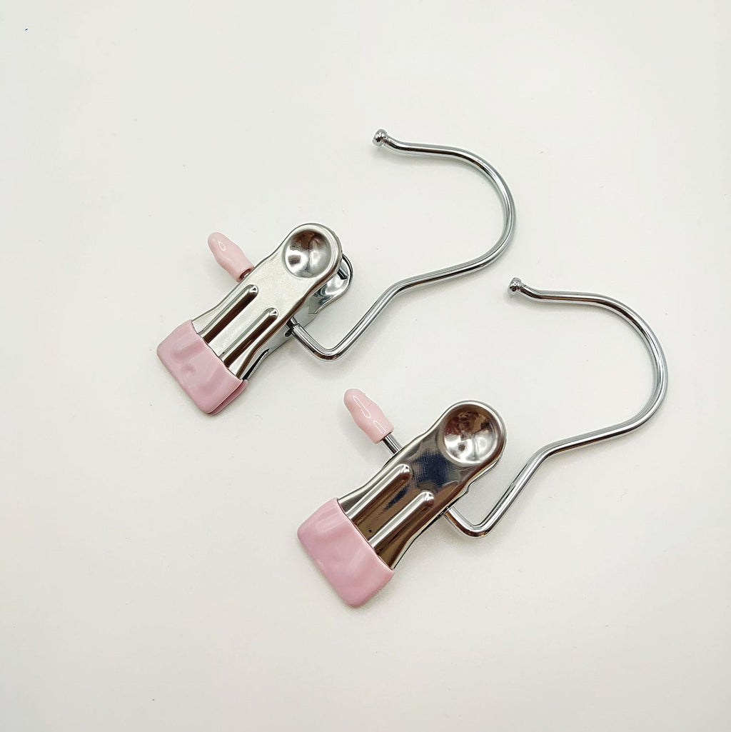 Ganchos/clips para colgar de acero inoxidable