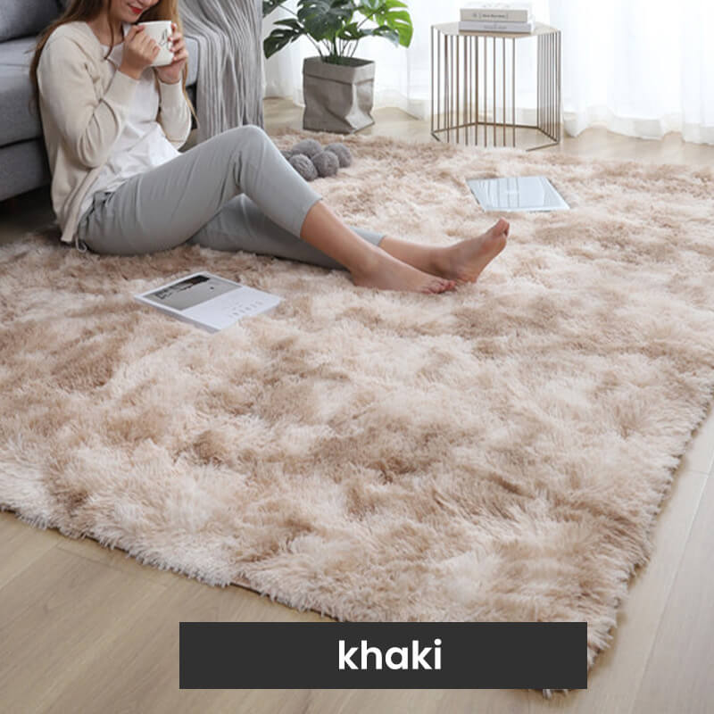Oferta de Año Nuevo🔥Alfombra de suelo de felpa con degradado de color