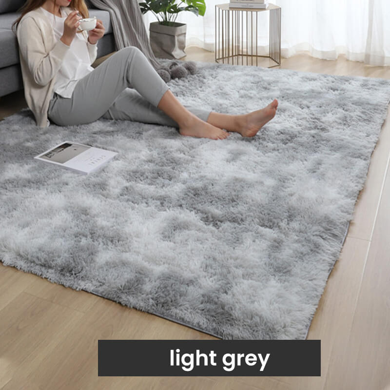 Oferta de Año Nuevo🔥Alfombra de suelo de felpa con degradado de color