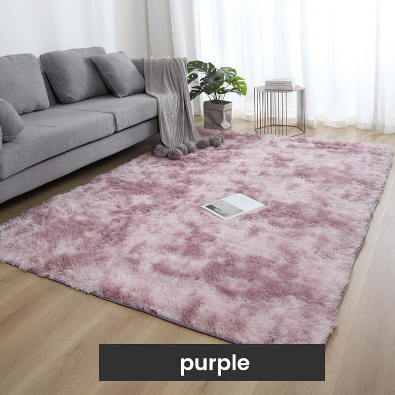 Oferta de Año Nuevo🔥Alfombra de suelo de felpa con degradado de color
