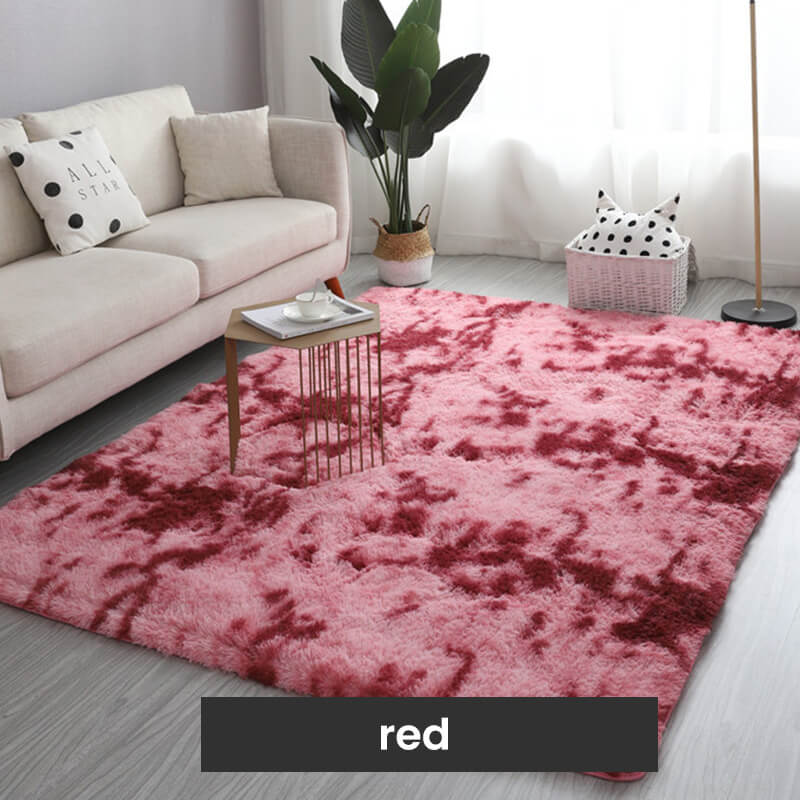 Oferta de Año Nuevo🔥Alfombra de suelo de felpa con degradado de color
