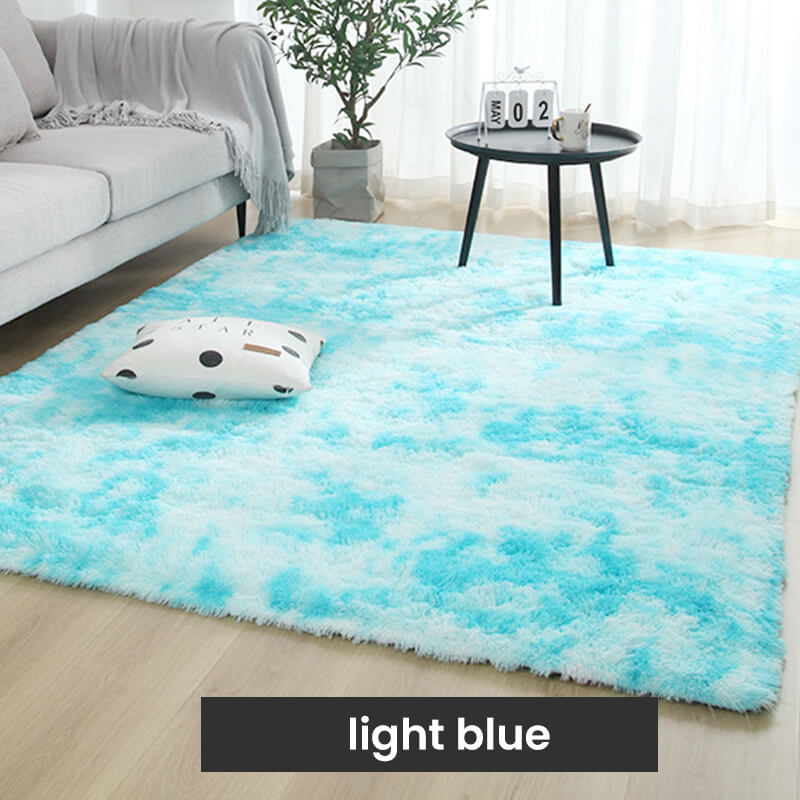 Oferta de Año Nuevo🔥Alfombra de suelo de felpa con degradado de color
