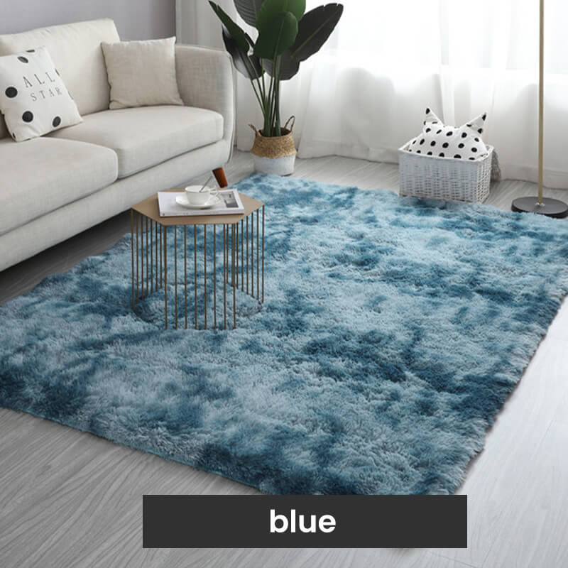 Oferta de Año Nuevo🔥Alfombra de suelo de felpa con degradado de color