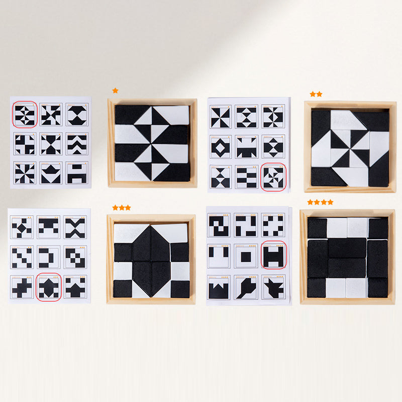 Puzzle Ocultos Bloques de Construcción Puzzle Juguetes Para Cultivar la Capacidad de Imaginación Espacial de los Niños Parent-Child Interactive BoardGame