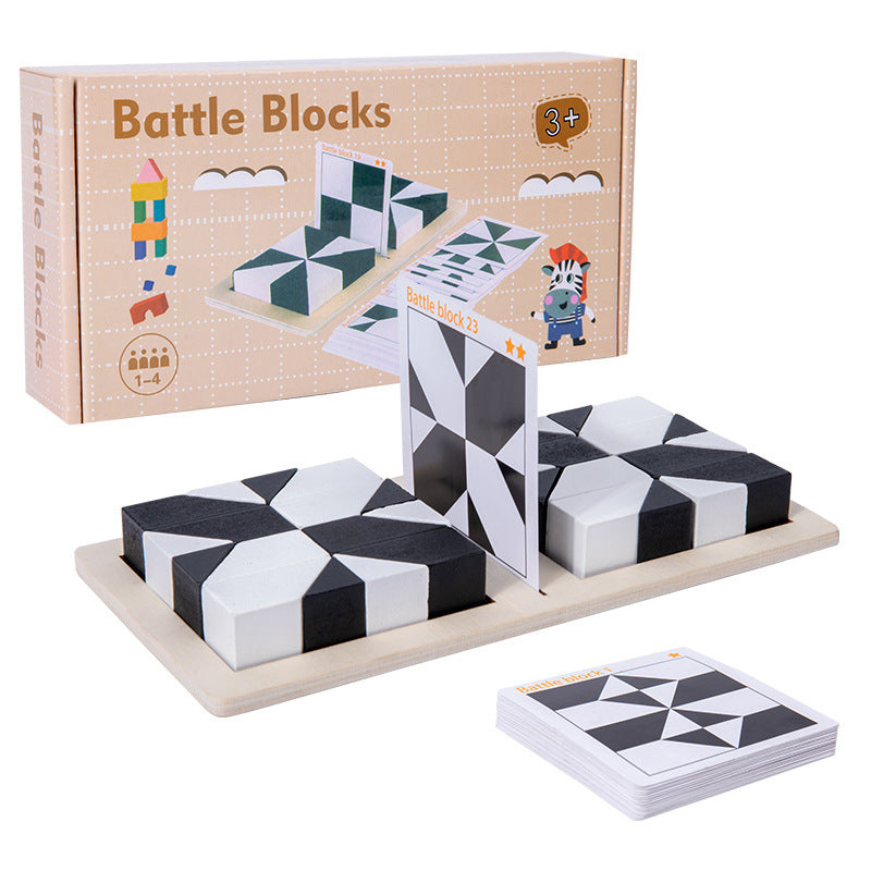 Puzzle Ocultos Bloques de Construcción Puzzle Juguetes Para Cultivar la Capacidad de Imaginación Espacial de los Niños Parent-Child Interactive BoardGame