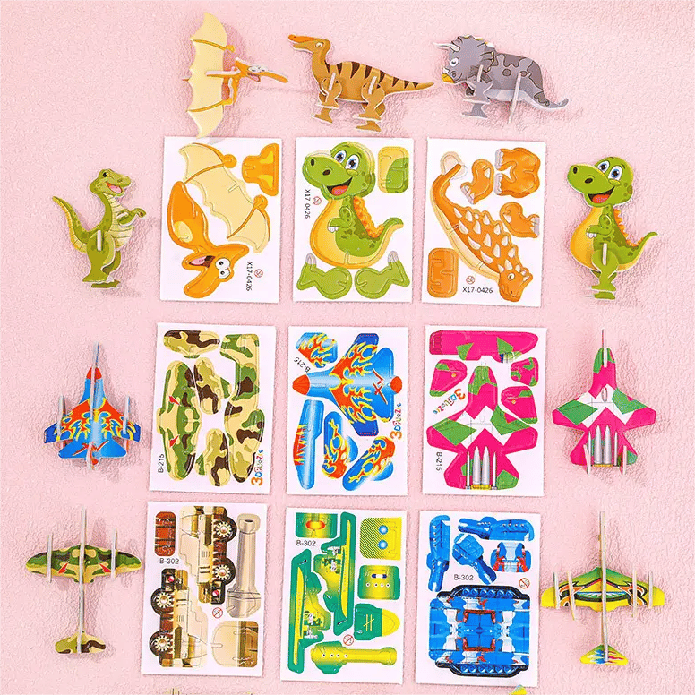 🔥Oferta especial 2026🔥 Rompecabezas de dibujos animados 3D para niños de 25 piezas ✨
