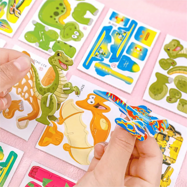 🔥Oferta especial 2026🔥 Rompecabezas de dibujos animados 3D para niños de 25 piezas ✨