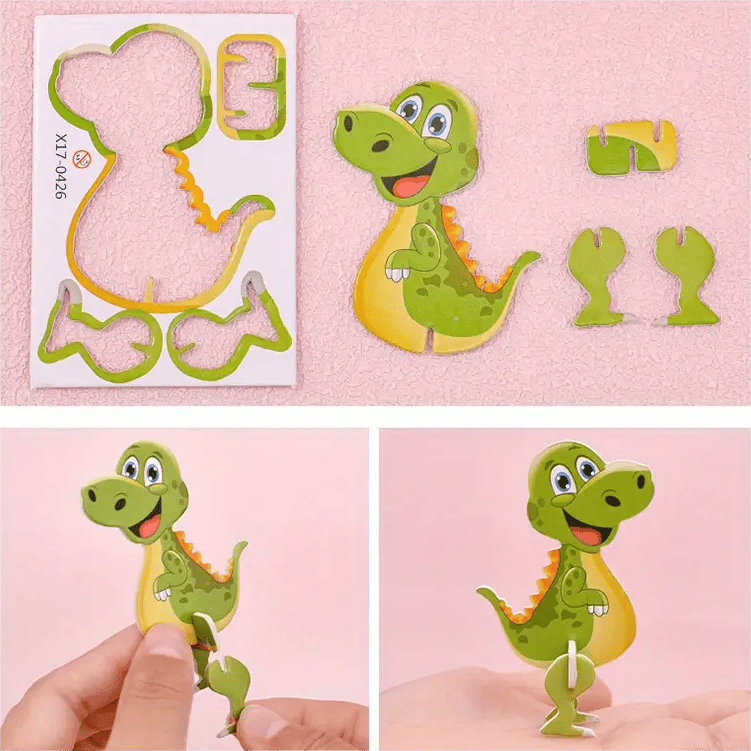 🔥Oferta especial 2026🔥 Rompecabezas de dibujos animados 3D para niños de 25 piezas ✨