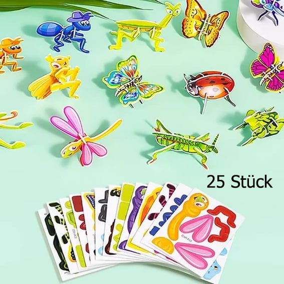 🔥Oferta especial 2026🔥 Rompecabezas de dibujos animados 3D para niños de 25 piezas ✨