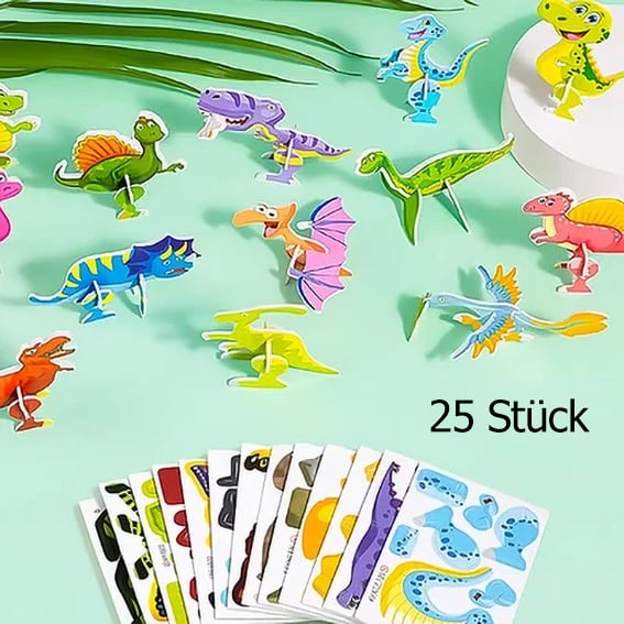 🔥Oferta especial 2026🔥 Rompecabezas de dibujos animados 3D para niños de 25 piezas ✨