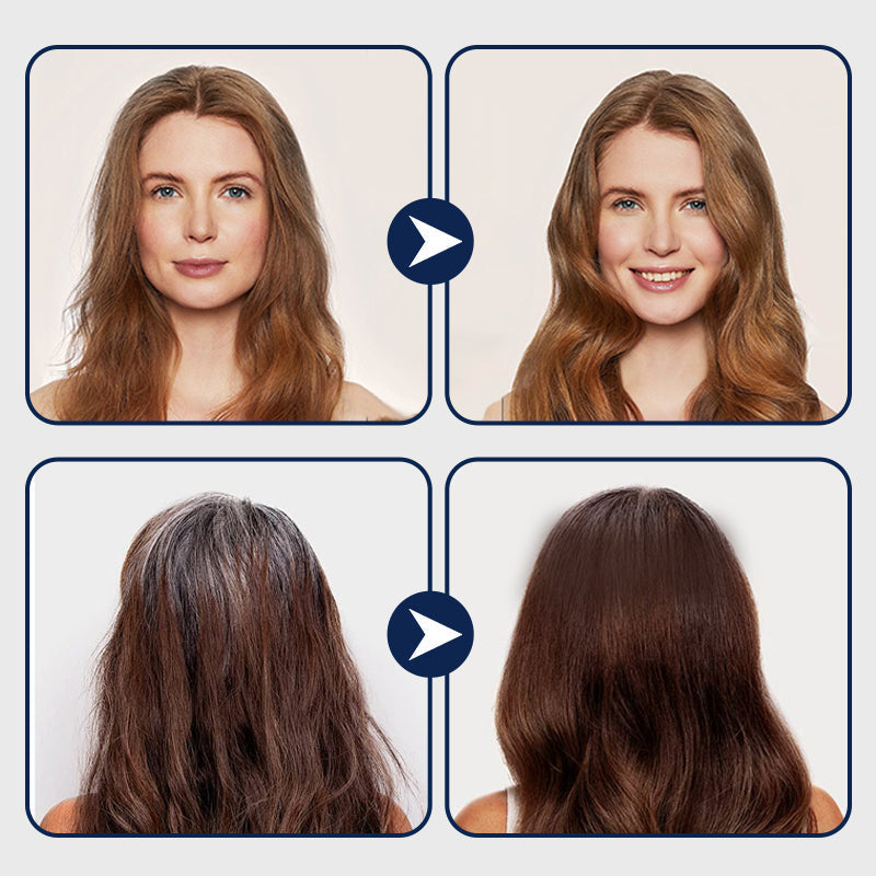 Crema Tintura para el Cabello a Base de Plantas - Fórmula Suave y de Larga Duración