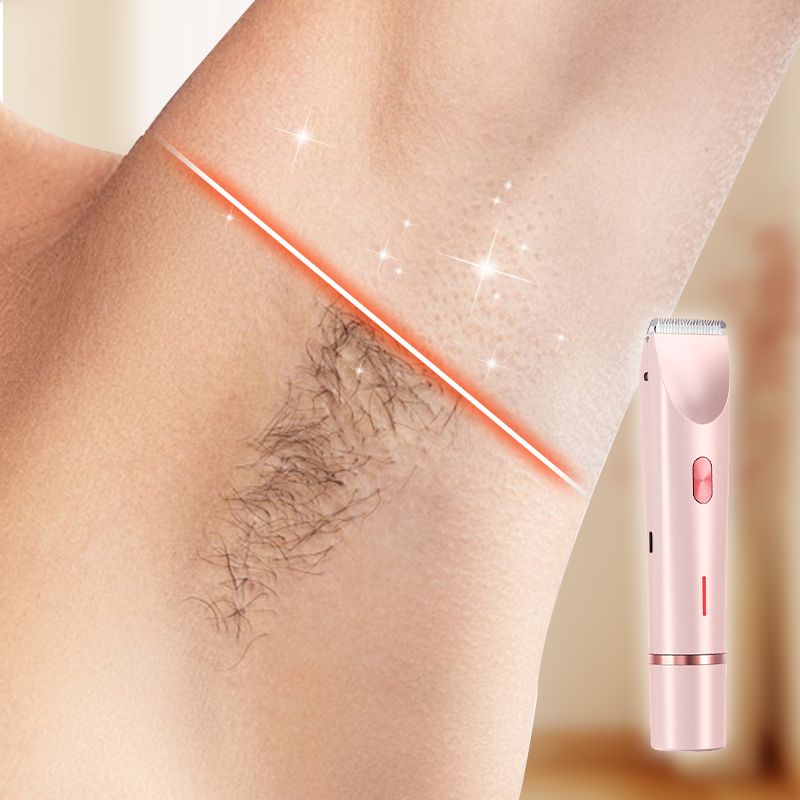 Depiladora de Doble Cabezal para Mujer, Resistente al Agua IPX7