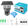 🏆【1º en Categoría de vigilancia】💯 Oferta por tiempo limitado a mitad de precio: cámara de seguridad solar inalámbrica para exteriores con doble lente