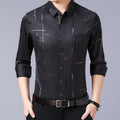 Camisa fina sin planchado para hombre
