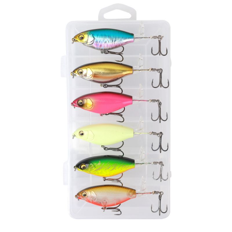 🎣🎉Última venta 50% de descuento🐠Señuelo de superficie con hélice de 6,5 g/12 g, anzuelo biónico🎣