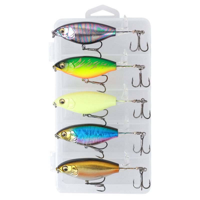 🎣🎉Última venta 50% de descuento🐠Señuelo de superficie con hélice de 6,5 g/12 g, anzuelo biónico🎣