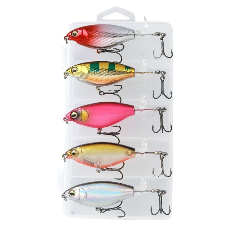 🎣🎉Última venta 50% de descuento🐠Señuelo de superficie con hélice de 6,5 g/12 g, anzuelo biónico🎣