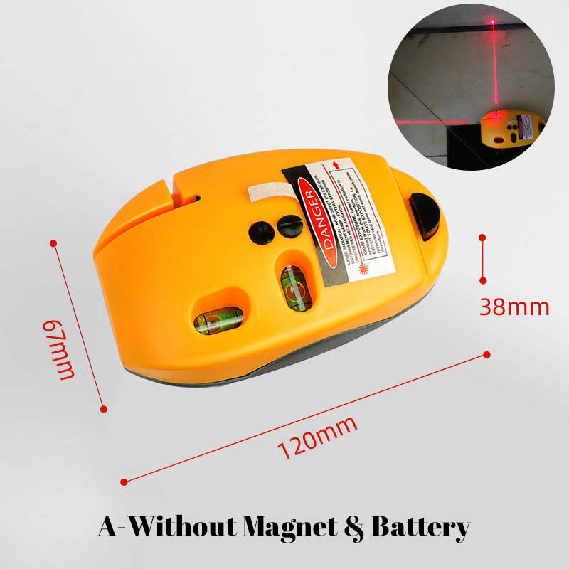 🔥50 % DE DESCUENTO🔥 Nivel láser infrarrojo en ángulo recto de 90 grados ——Regalo gratis: Soporte
