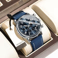 Reloj de cuarzo luminoso resistente al agua para hombre.