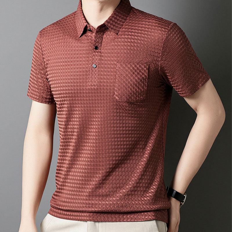 🎉Camisa de manga corta texturizada para hombre🎉