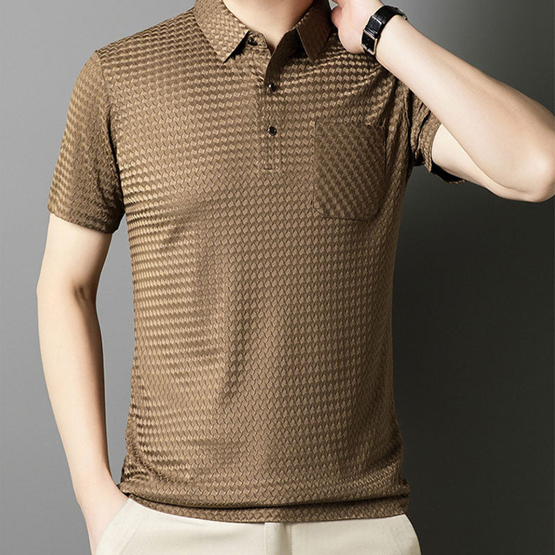 🎉Camisa de manga corta texturizada para hombre🎉