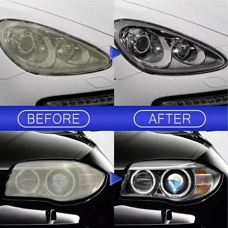 Kit de líquido restaurador de faros de automóvil