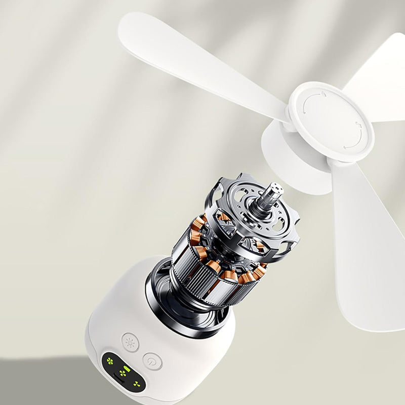 ⏰ ¡Oferta por tiempo limitado: 50% DE DESCUENTO en un ventilador de techo recargable con luces LED! 🌬️✨