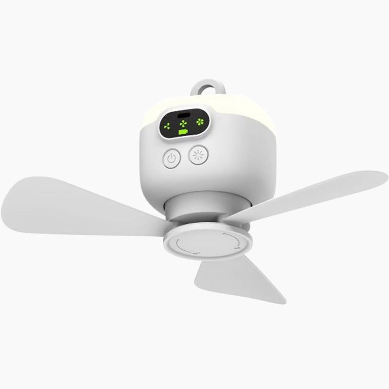 ⏰ ¡Oferta por tiempo limitado: 50% DE DESCUENTO en un ventilador de techo recargable con luces LED! 🌬️✨