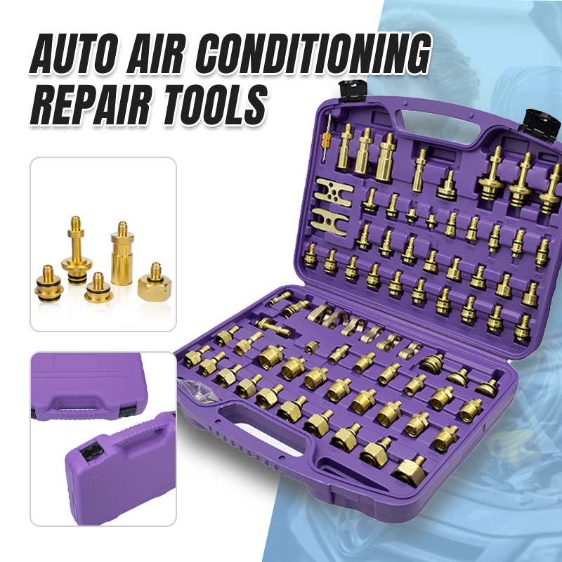 Herramientas para reparar aire acondicionado de automóvil