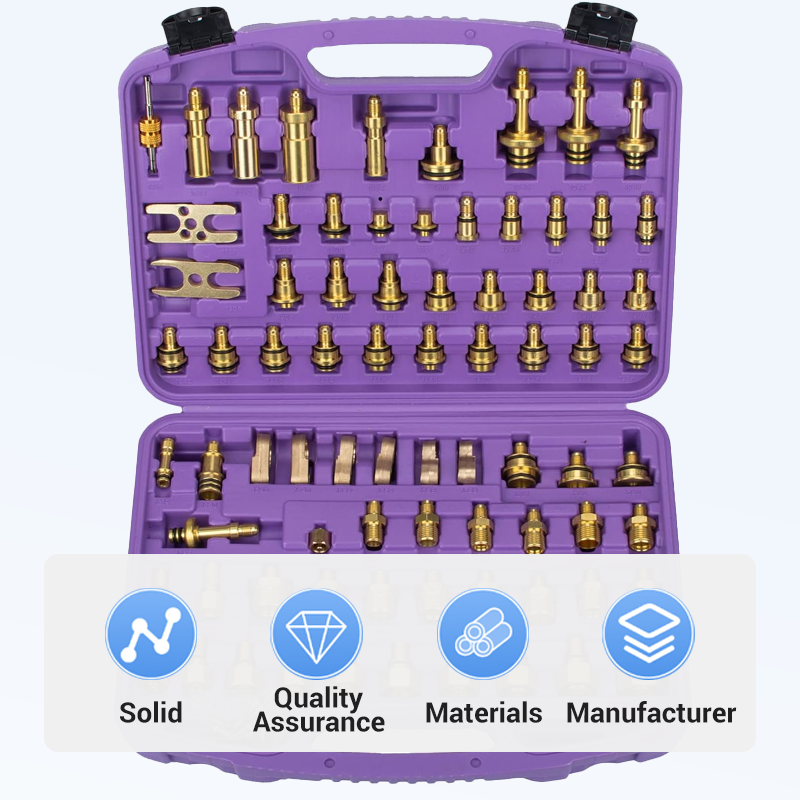 Herramientas para reparar aire acondicionado de automóvil