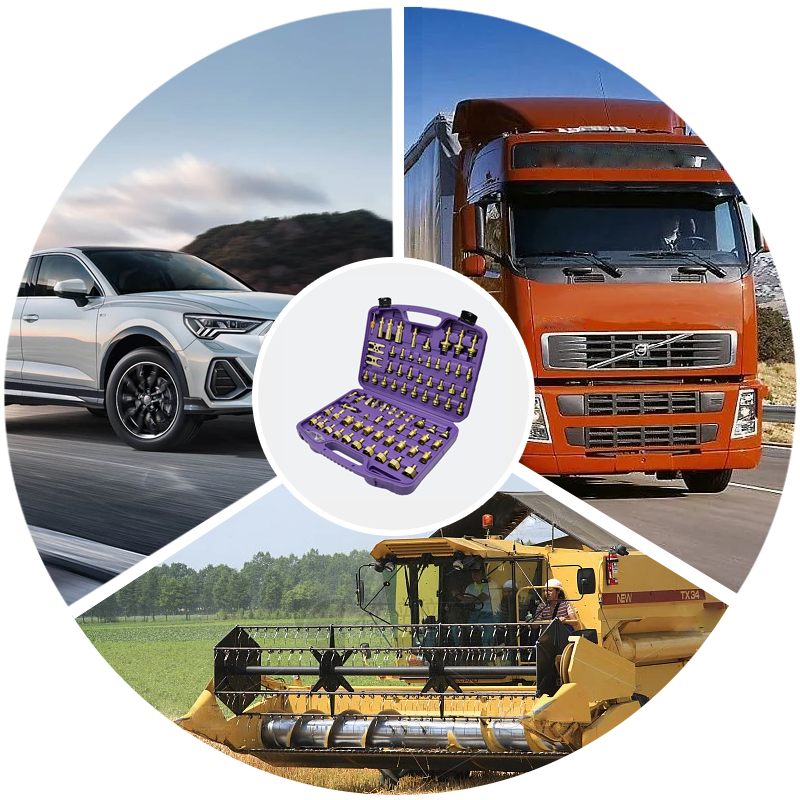 Herramientas para reparar aire acondicionado de automóvil