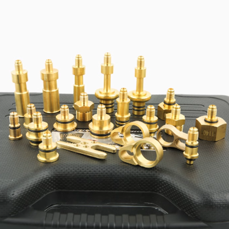 Herramientas para reparar aire acondicionado de automóvil