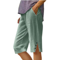 ⏰🔥 ¡50% DE DESCUENTO POR TIEMPO LIMITADO! 🌿👖 Pantalones Capri Informales para Mujer – Cómodos, Ligeros y Con Bolsillos Perfectos 🌸💖