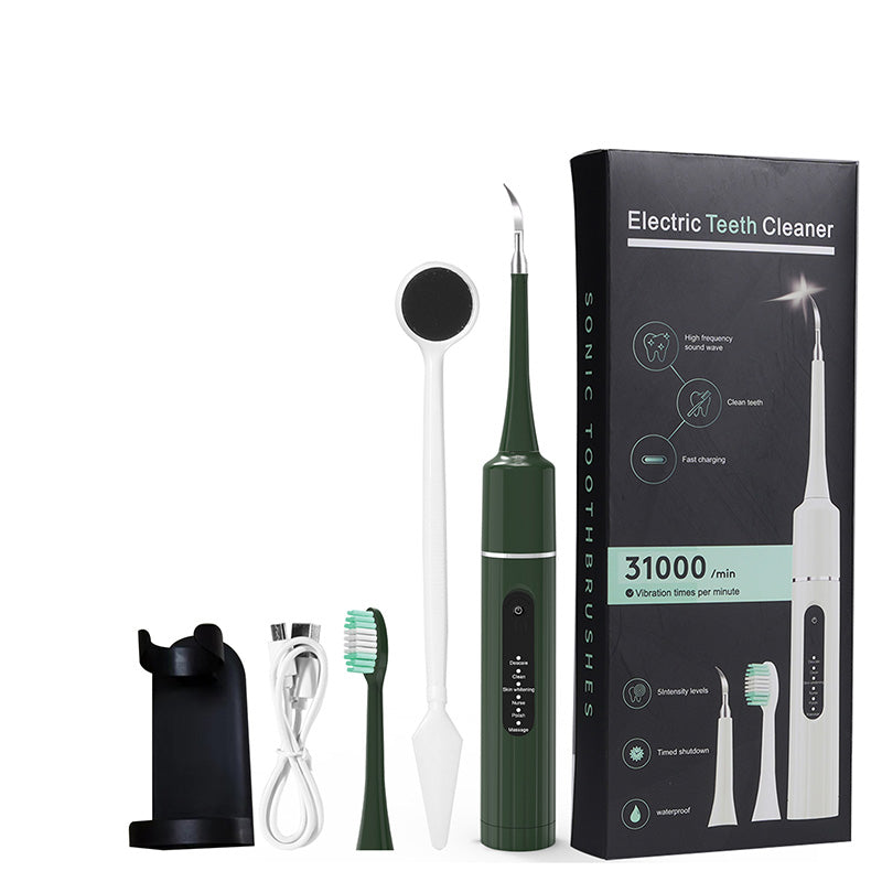 🦷💥 ¡50% DE DESCUENTO! Limpiador Dental Ultrasónico 5 en 1 — Limpieza Profunda, 3 Velocidades & Súper Efectivo 💦✨ | ¡Producto Súper Vendido!