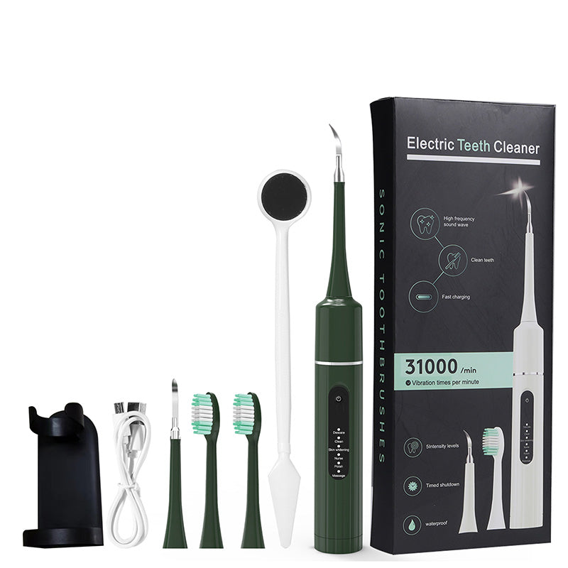 🦷💥 ¡50% DE DESCUENTO! Limpiador Dental Ultrasónico 5 en 1 — Limpieza Profunda, 3 Velocidades & Súper Efectivo 💦✨ | ¡Producto Súper Vendido!