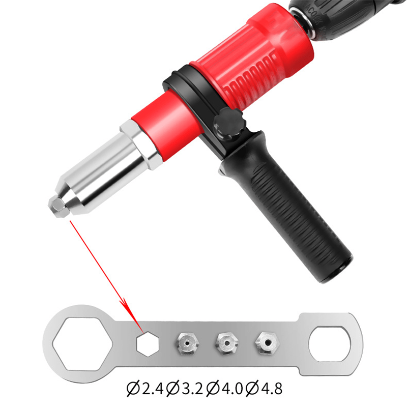 Kit adaptador de cabezal de taladro remachador profesional